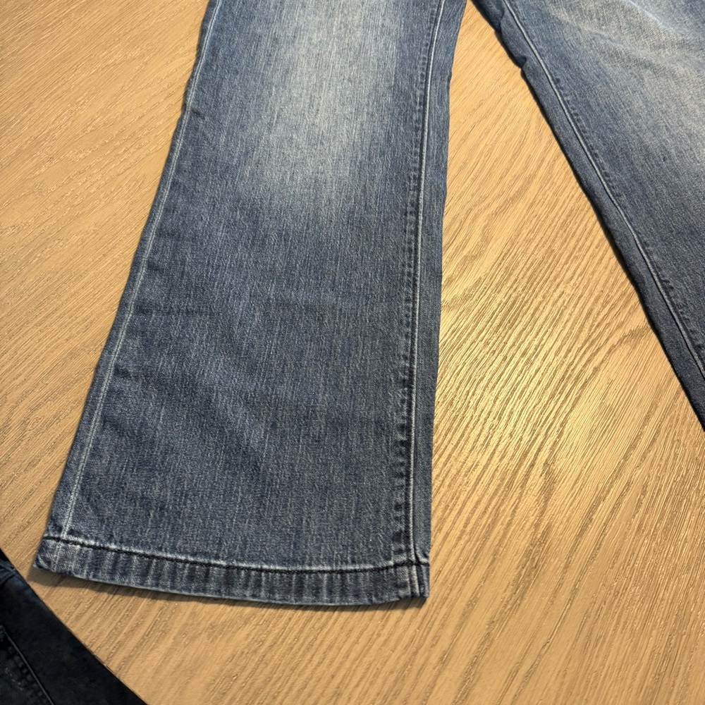 Pilcro Anthropologie Wide Leg Medium Wash Jeans Sz 27 Country Boho Classic - Picture 2 of 12